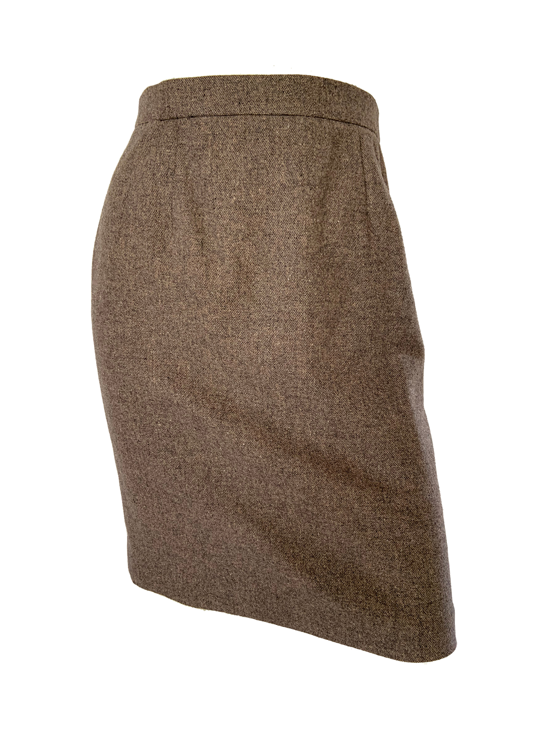 スカート LENINA GLADYS wool check skirt_brick Gramicci Wool Paneled Skirt